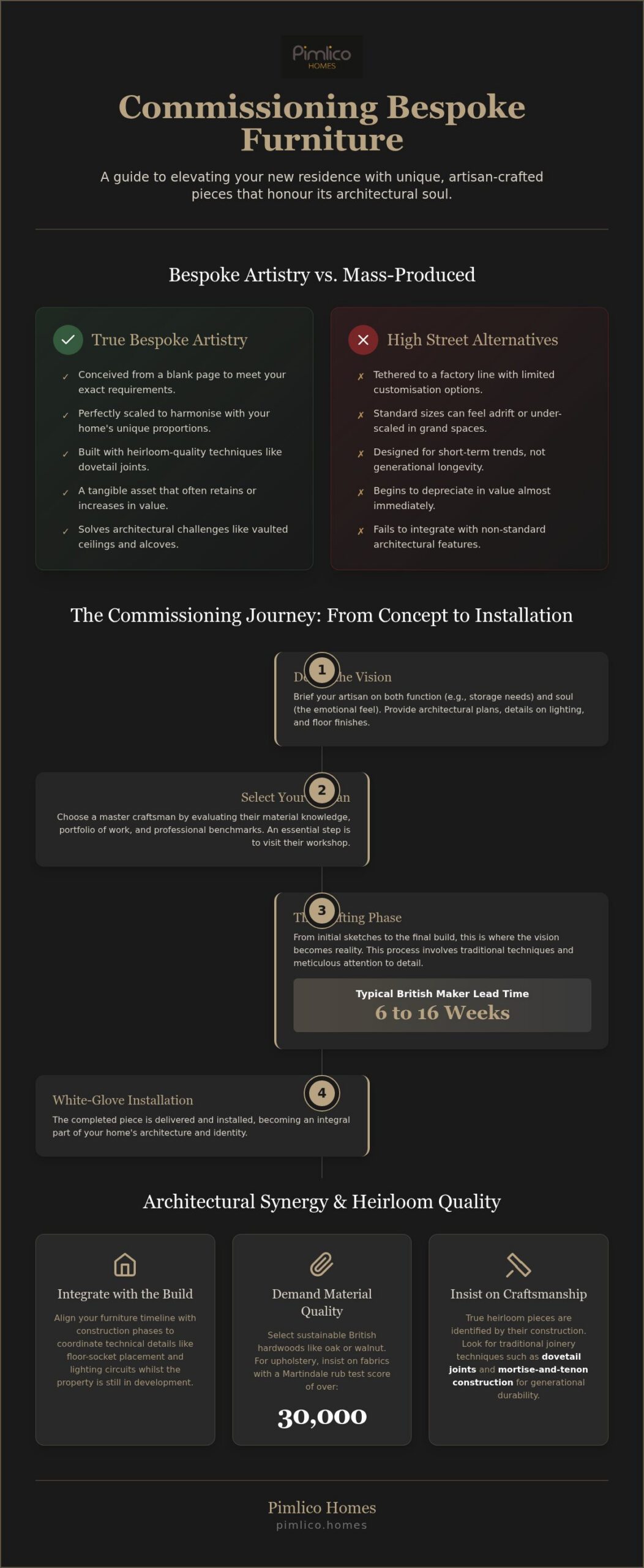 Commissioning Bespoke Furniture: The Connoisseur's Guide