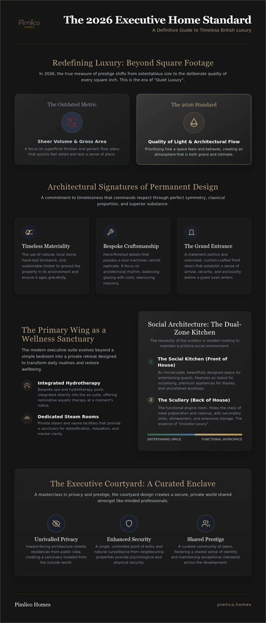 Design Features of Executive Homes: The 2026 Standard for Luxury Living