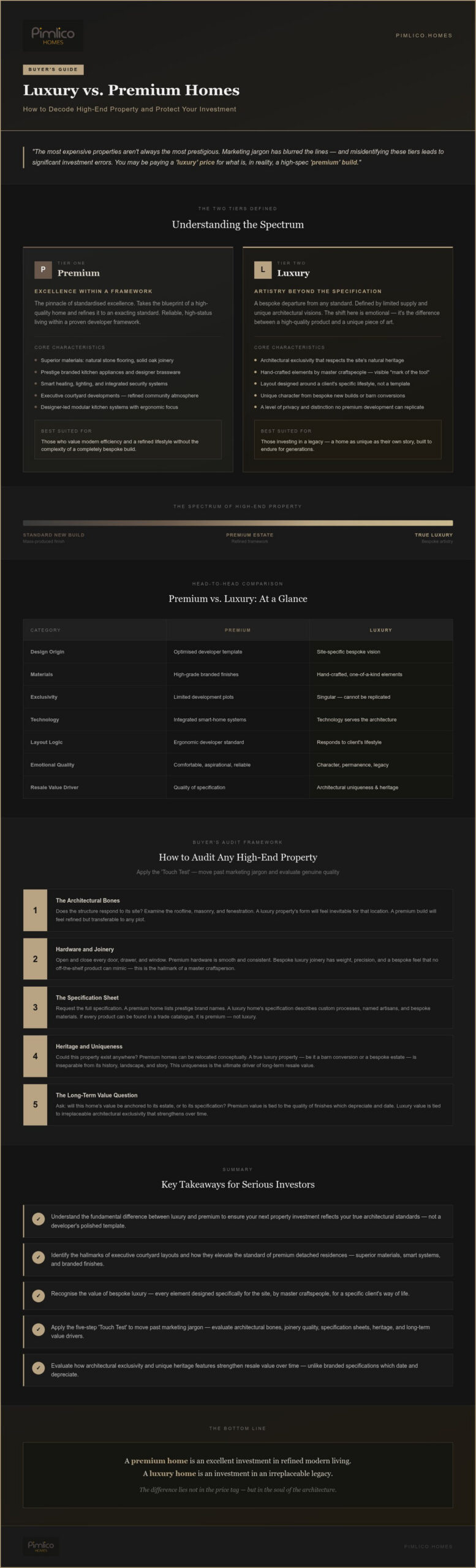 Luxury vs Premium Homes: Guide for Discerning Buyers