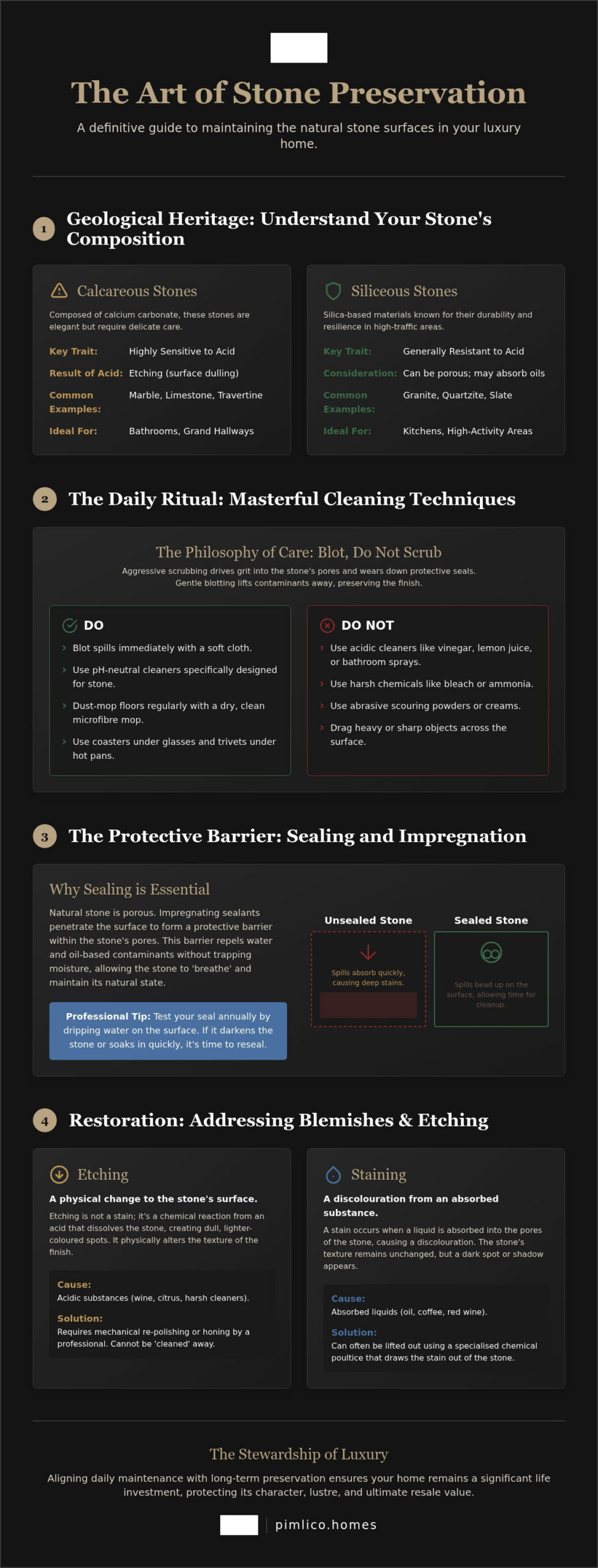 Preserving Elegance: The Definitive Guide to Cleaning and Maintaining Natural Stone Surfaces