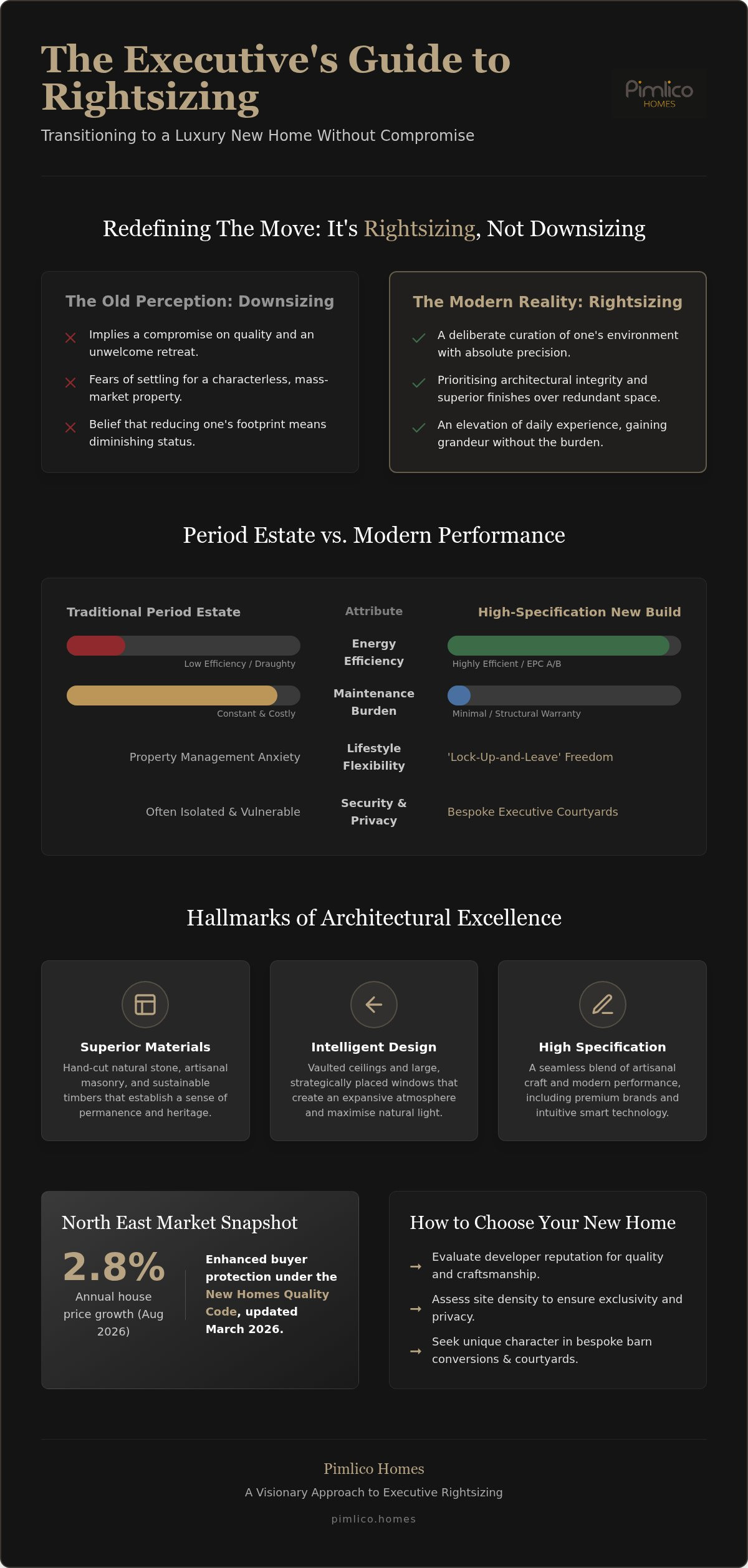 Luxury Downsizing Homes in the North East: The 2026 Executive Rightsizing Guide